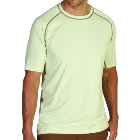 36%OFF メンズハイキングやキャンプシャツ ExOfficioSolのクールなTシャツ - 半袖（男性用） ExOfficioSol のクールな t シャツ-半袖 （男性用）